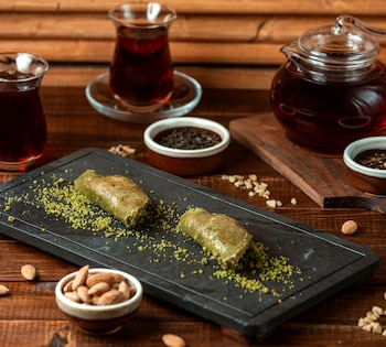 El fıstıklı sarma turco se