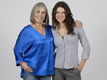 Miriam Díaz-Aroca y su hija