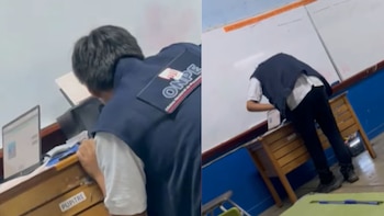 Personal de la ONPE también continúa en los locales - Créditos: Captura de pantalla de Latina.