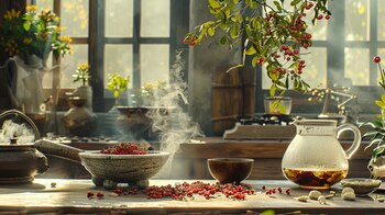 Té de plantas medicinales Shatavari