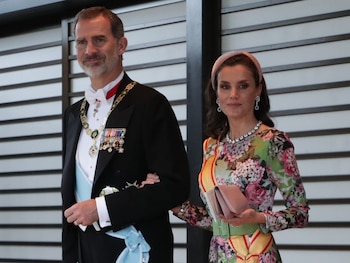 Los reyes Felipe VI y