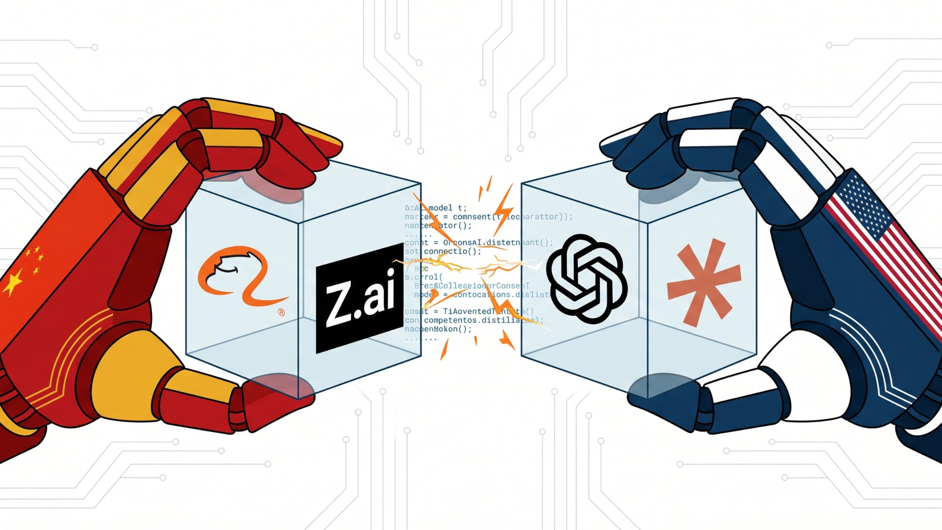 Las disputas tecnológicas entre potencias escalan mientras Estados Unidos busca proteger su liderazgo en inteligencia artificial frente al avance de China (Imagen Ilustrativa Infobae)