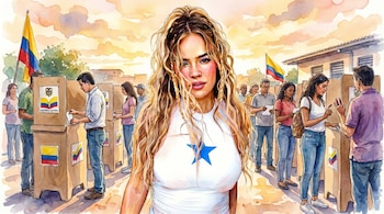 Karol G reaparece en redes con un mensaje clave para los votantes colombianos - crédito Visuales IA Infobae