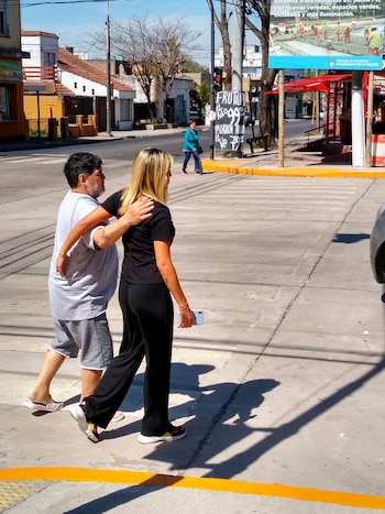 Maradona con Rocío por Bella