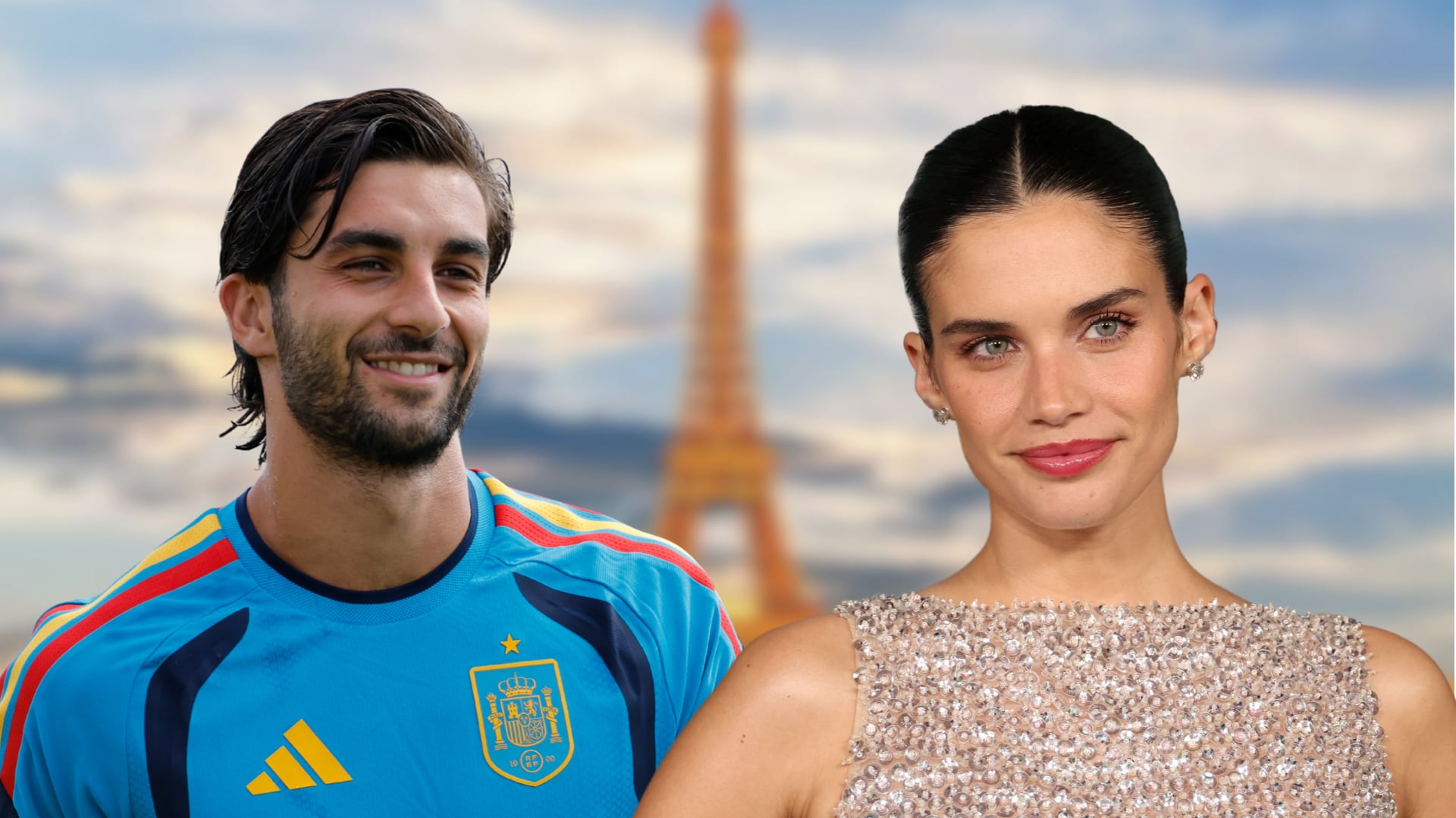 Ferran Torres y la modelo Sara Sampaio, pillados de la mano en París: las imágenes y los detalles que confirman su romance