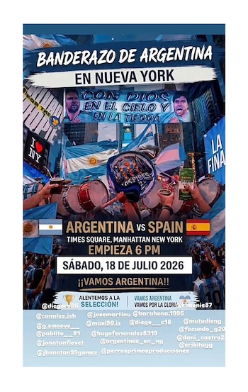 Convocatoria a Banderazos en Nueva York