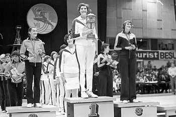 Uliana Semenova con uno de