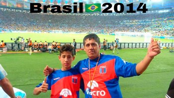 Diego, en Brasil durante el