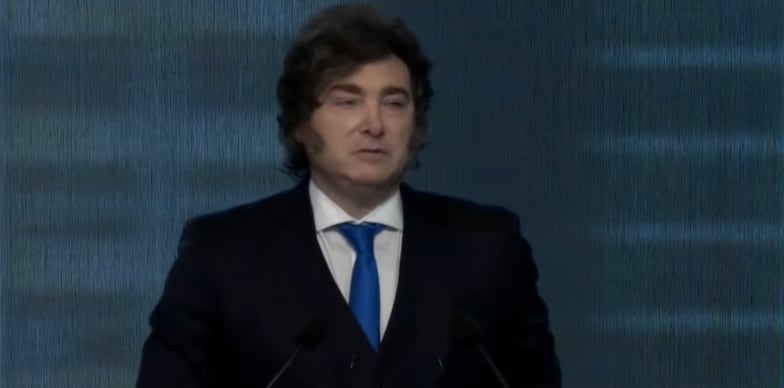 Javier Milei habla en la inauguración del Argentina Week 2026