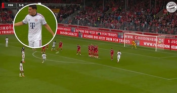 Felipe Chávez anotó golazo de tiro libre con Bayern Múnich en amistoso ante FC Heidenheim.