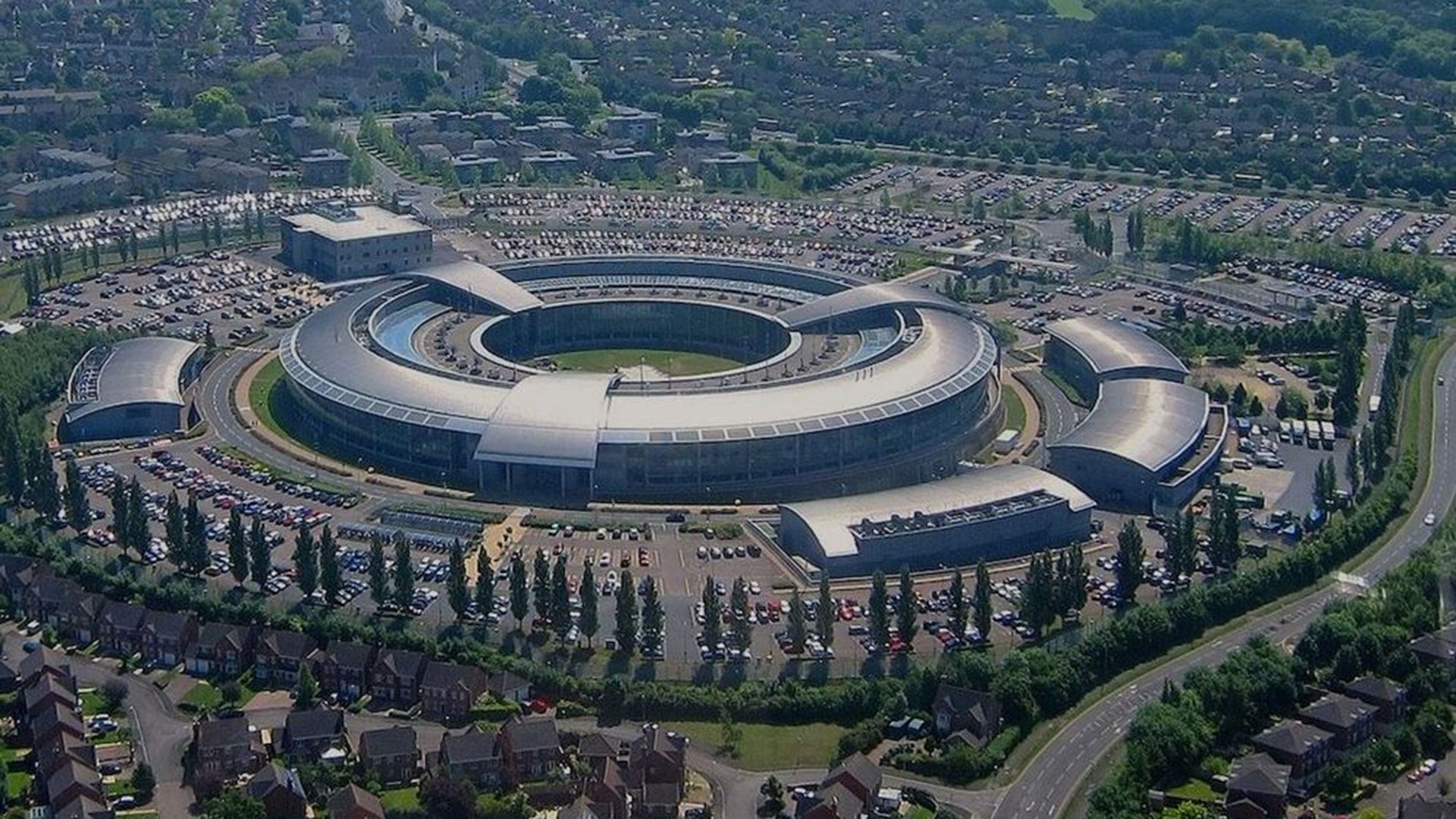El Doughnut, la sede del Cuartel General de Comunicaciones del Reino Unido (Archivo)