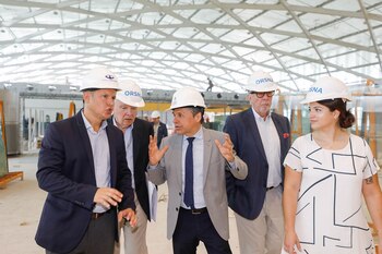 El ministro de Transporte recorrió