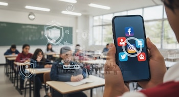 La nueva legislación establece medidas para proteger a menores de edad de riesgos asociados al uso de plataformas digitales y redes sociales. (Imagen ilustrativa generada con IA |Infobae México)