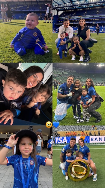 Con un posteo en el que incluyó seis fotos relacionadas con el Chelsea, Valentina Cervantes se despidió de esta etapa de Enzo Fernández en el equipo de Londres