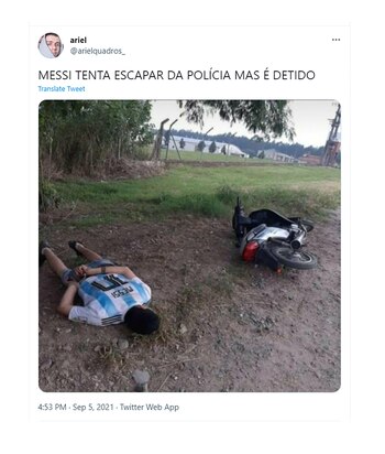 "Messi intenta escapar de la