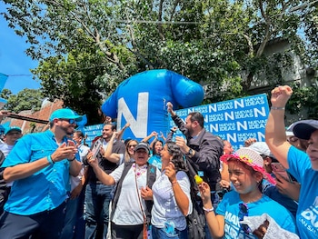 Nuevas Ideas inició una votación interna para definir candidatos a presidente, vicepresidente, diputados de la Asamblea Legislativa y alcaldes para las elecciones de 2027 en El Salvador. (Foto cortesía Alcaldía de San Salvador)