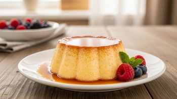 Flan de yogur casero fácil: el postre cremoso que sorprende por su textura ligera