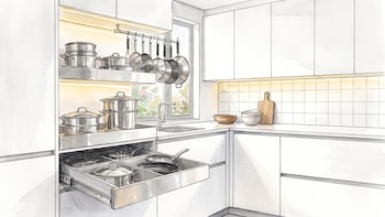 Orden en la cocina: 9 ideas para guardar ollas y sartenes