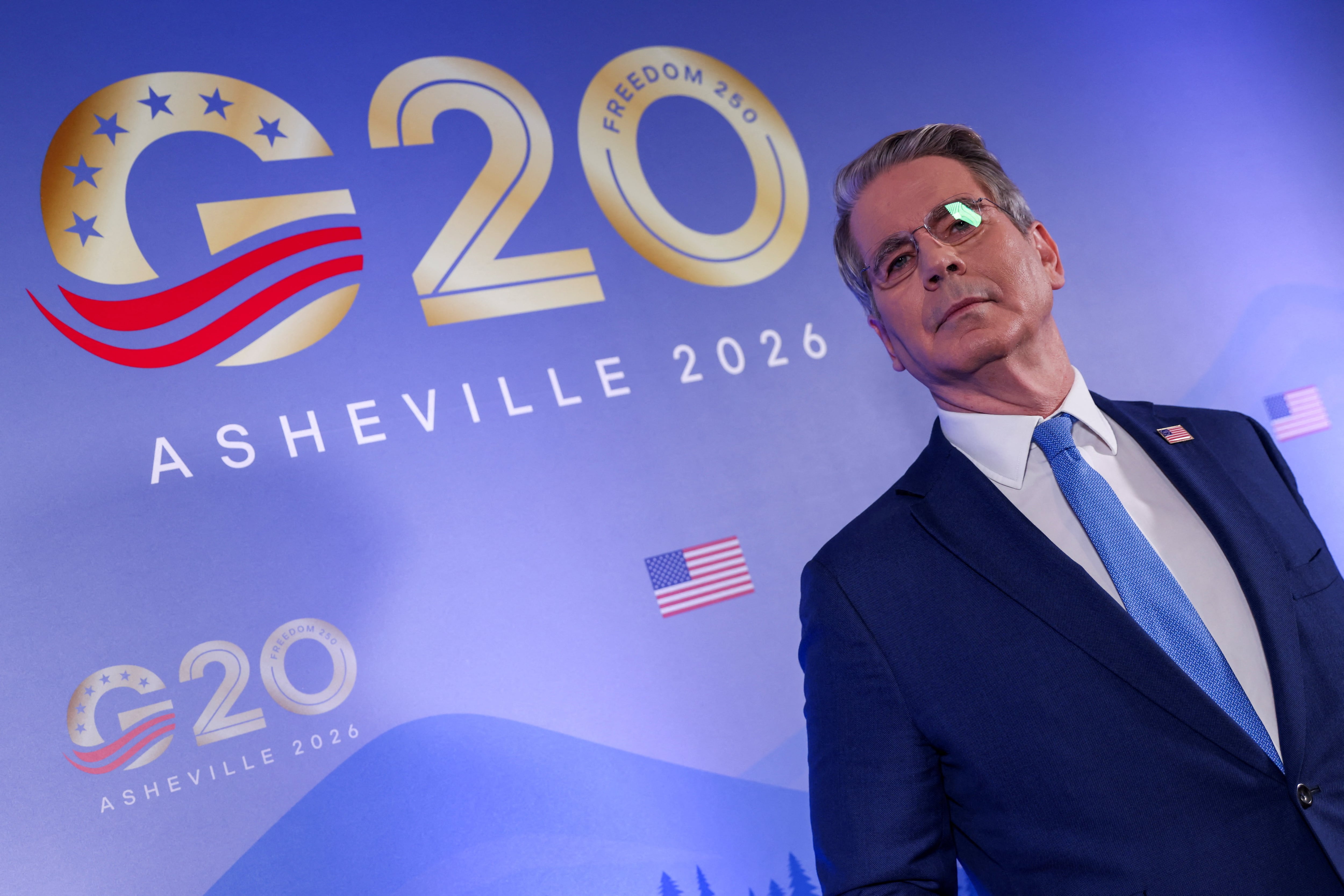 Scott Bessent. secretario del Tesoro, durante el G20 de Finanzas, (Carolina del Norte, Estados Unidos)