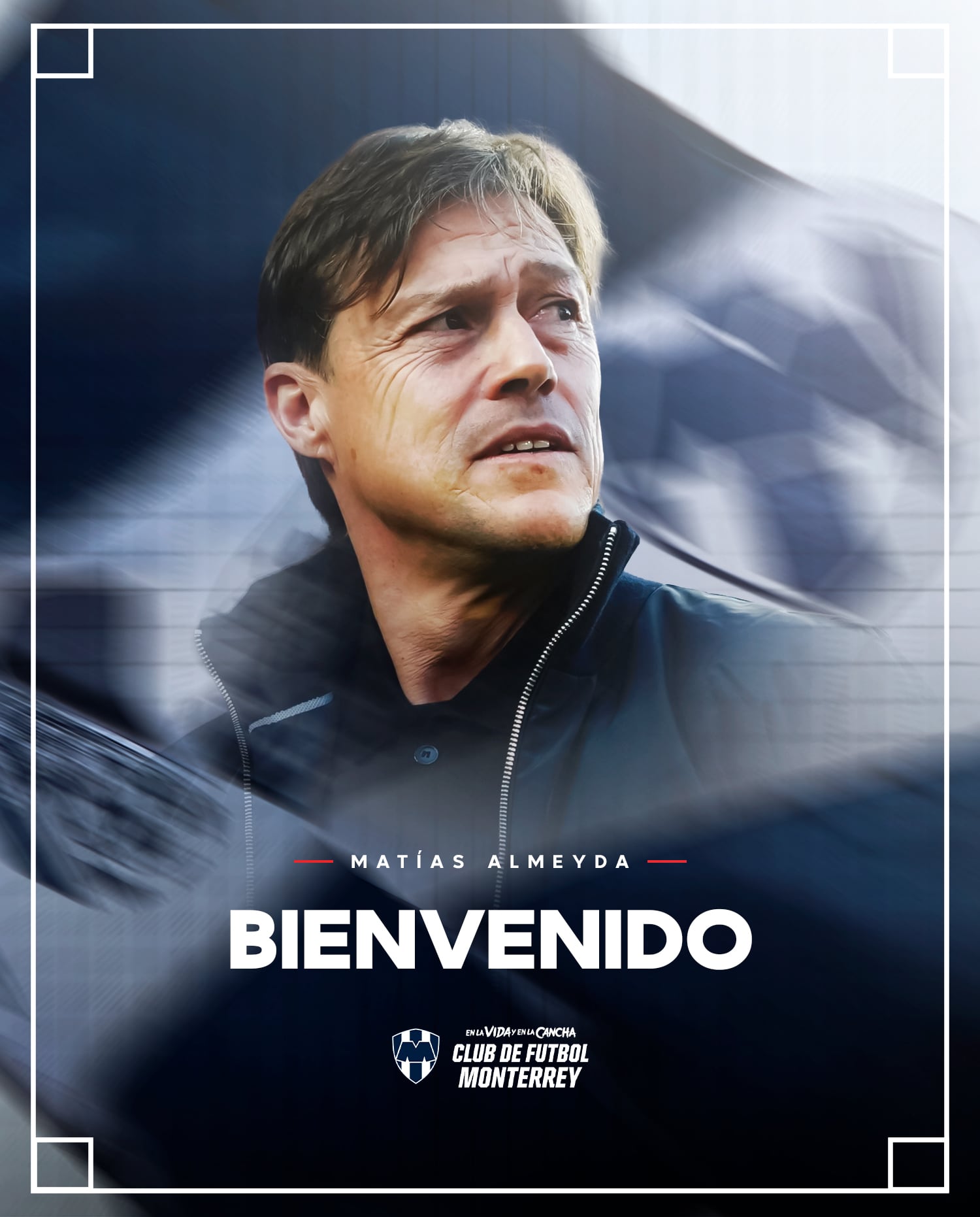 El técnico argentino llegará a la sultana del norte para intentar regresar a la Pandilla a lo más alto del futbol mexicano. (TW Rayados de Monterrey)