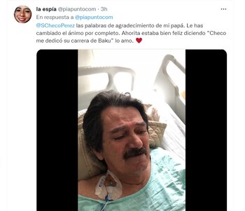 Fan Checo Pérez agradeció el