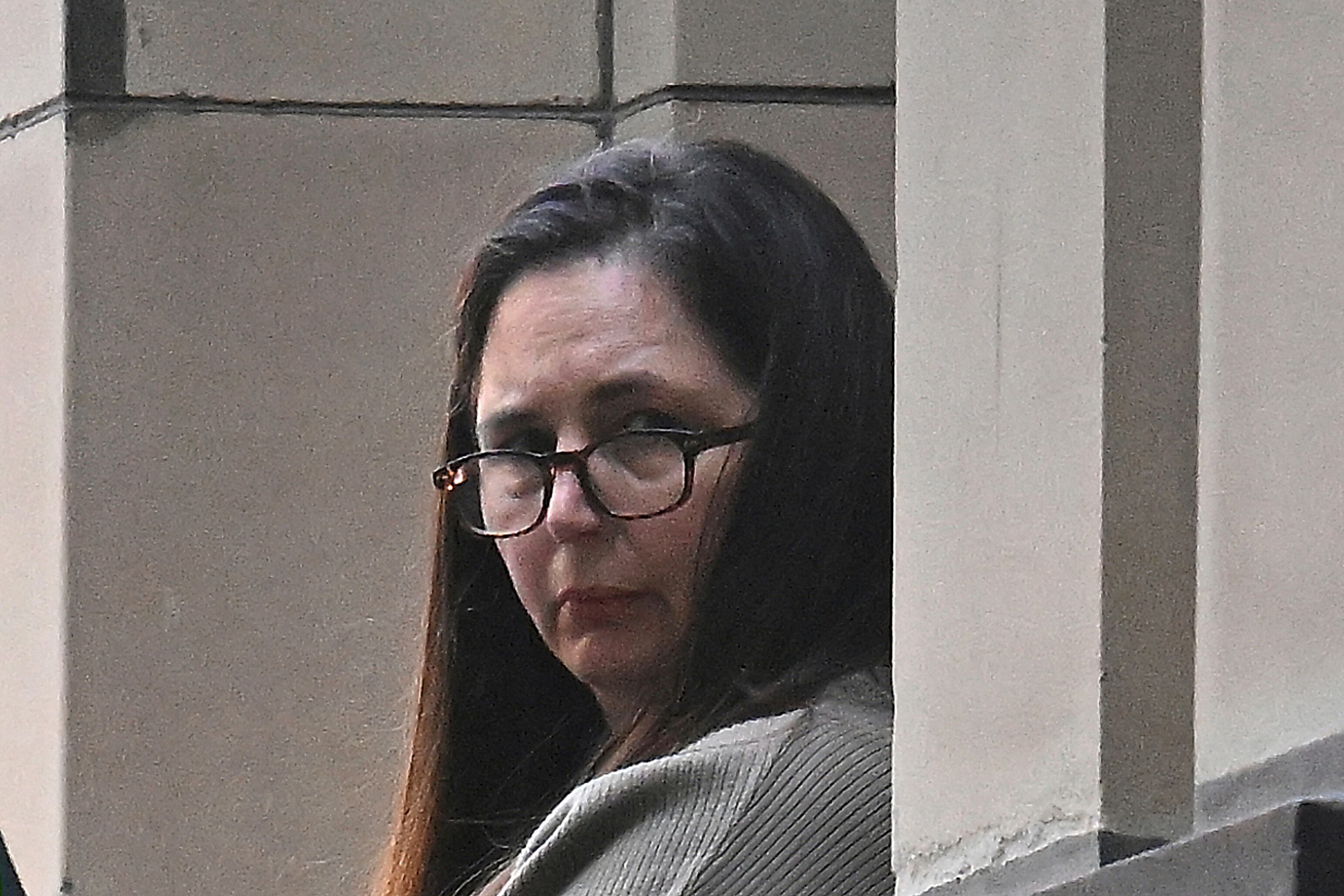 Erin Patterson es fotografiada en Melbourne, el 15 de abril de 2025. (James Ross/AAP Image via AP)