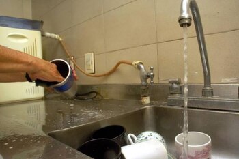 El consumo de agua en