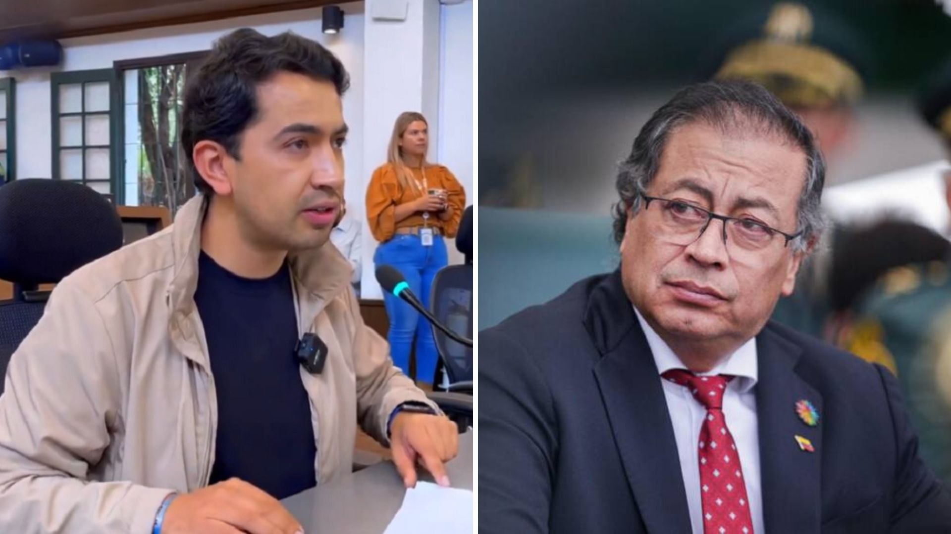Daniel Briceño arremetió contra la marcha convocada poor Gustavo Petro el 7 de enero de 2026 - crédito @Danielbricen/X/Presidencia
