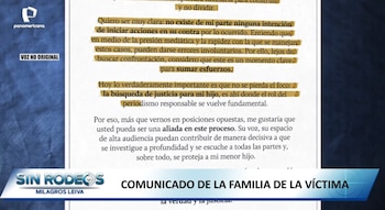 Milagros Leiva rompe su silencio tras polémica por menor del Liceo Naval: “No me van a distraer”. Captura: Panamericana TV.