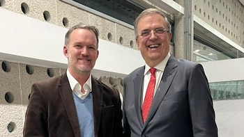 Marcelo Ebrard recibe a Jaimeson Greer, representante de Estados Unidos para revisar el T-MEC