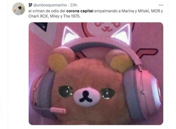 Memes horarios Corona Capital