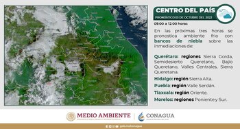 Para las próximas horas