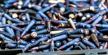 Parte de los cartuchos destruidos