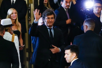 El presidente de Argentina, Javier