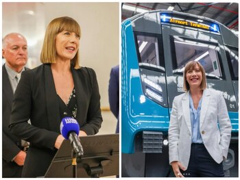 La ministra de transporte de