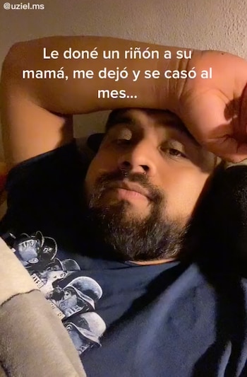 Uziel donó un riñón a