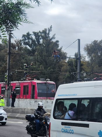 El hombre aparentemente se encontraba