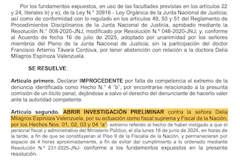 JNJ inicia investigación preliminar contra