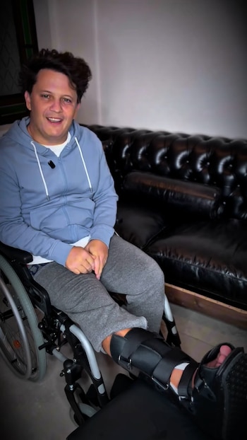 Darío Lopilato se recuperou de cirurgia de fíbula