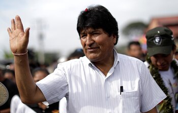 Bolivia's President and candidate Evo