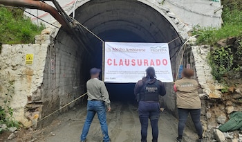 Clausuran mina Santa Clara en