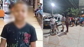 Niño de 13 años se