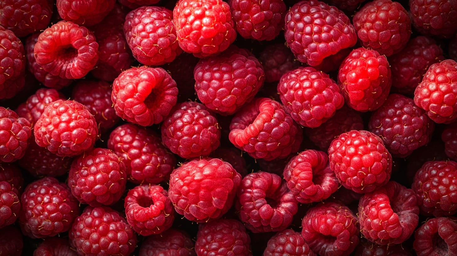 Las frambuesas contienen pectina y se recomienda consumir la fruta entera en lugar de jugos. (Imagen Ilustrativa Infobae)
