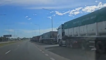 camiones en los puertos de rosario