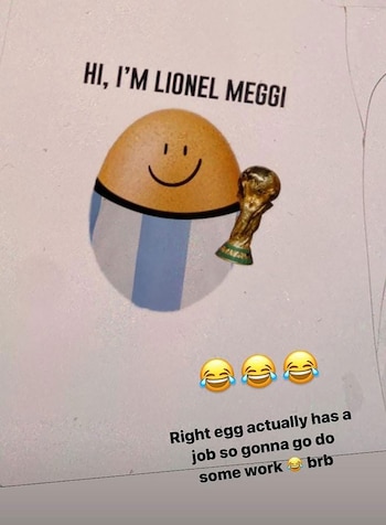 Habló el huevo después de que Lionel Messi destronó su récord