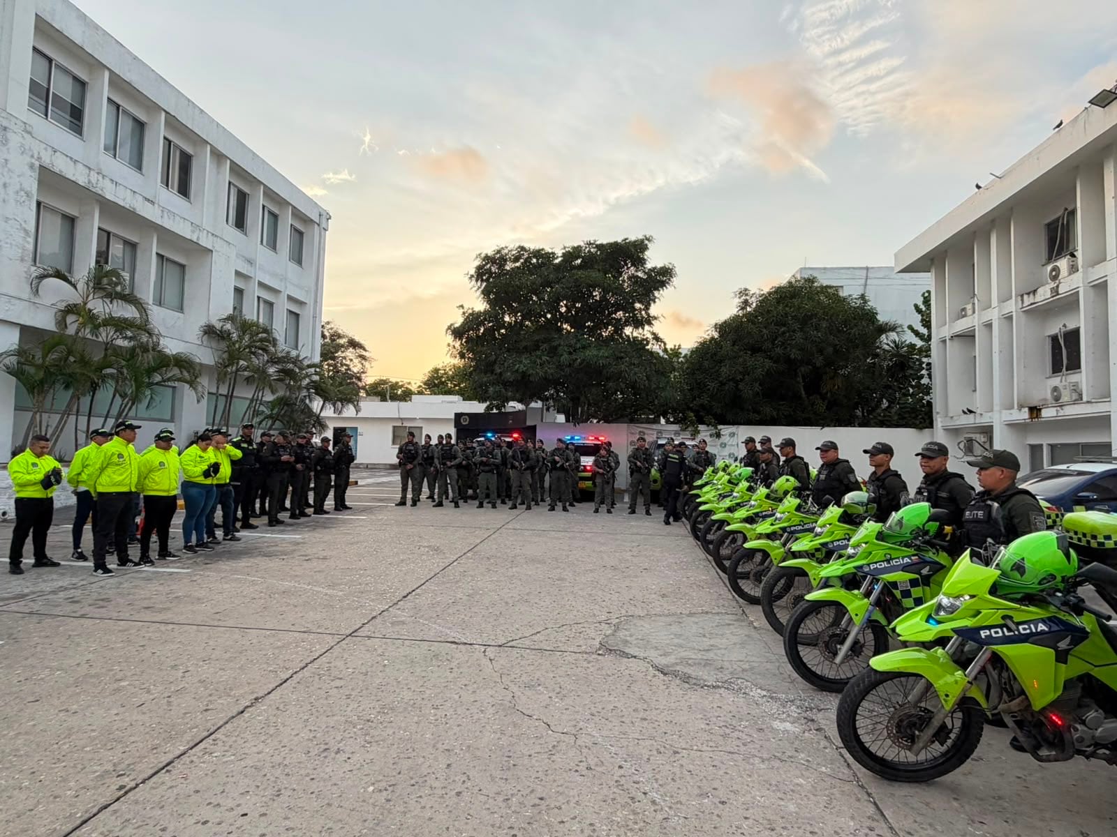 Barranquilla activó un operativo especial de seguridad, movilidad y salud por la visita de Marco Rubio este 8 de septiembre - crédito @alcaldiabquilla/X