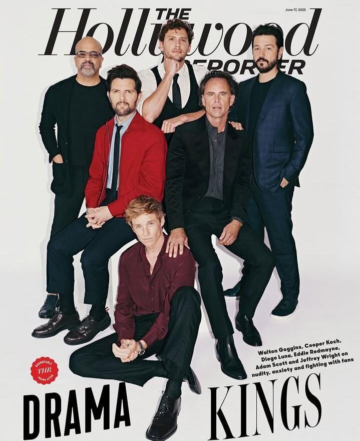 Los seis actores compartieron vivencias marcadas por la presión, el miedo y la autenticidad (Portada The Hollywood Reporter/Beau Grealy)