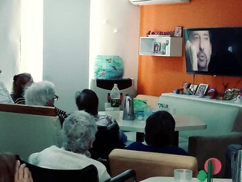 Momento de cine en cuarentena.