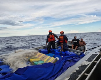 El operativo contó con la coordinación entre la Armada de Colombia, la Policía Nacional y el Comando Sur de Estados Unidos - crédito prensa Armada de Colombia