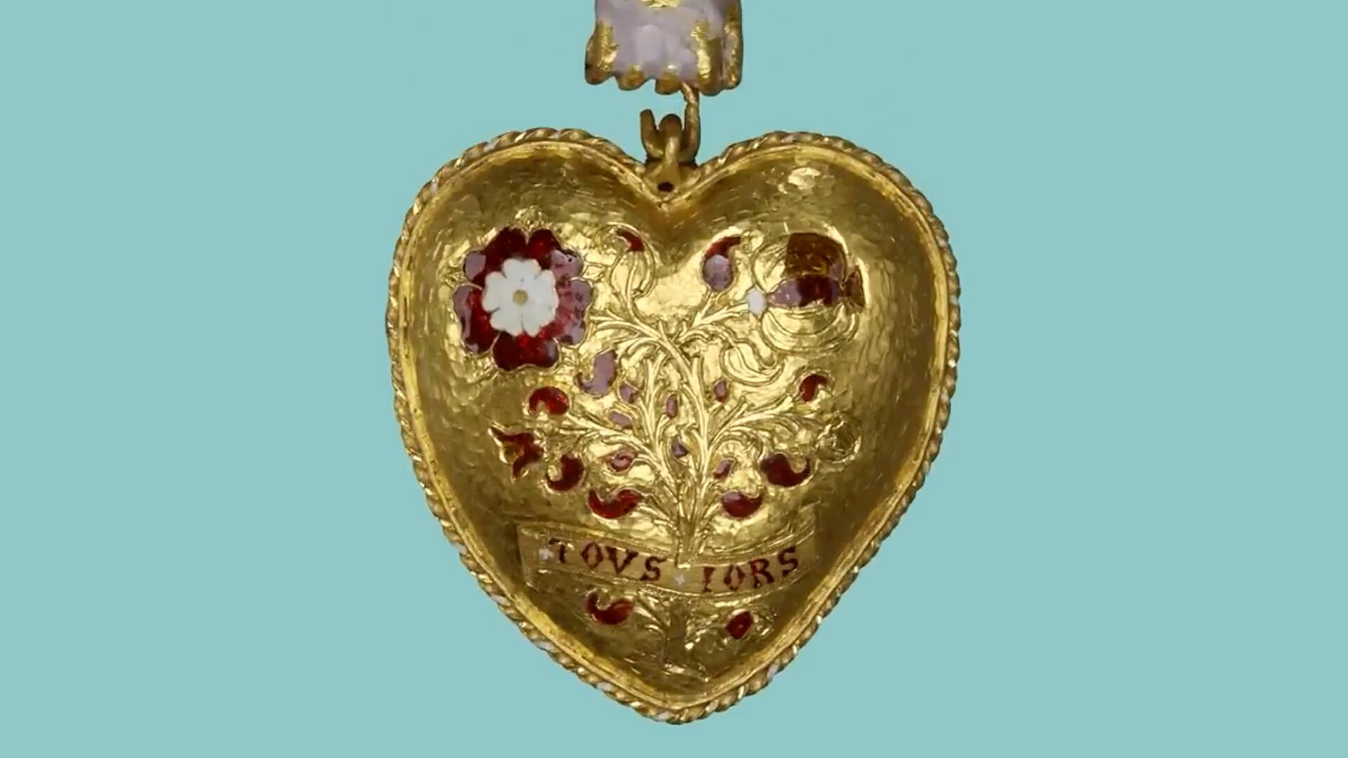 El medallón muestra símbolos dinásticos de la casa Tudor y los Reyes Católicos, reflejando la alianza entre Inglaterra y España en el siglo XVI - (Captura de video)